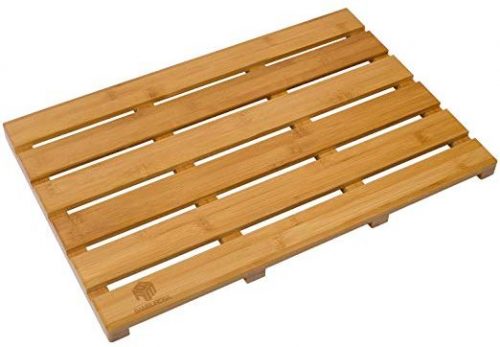 BAMBUROBA Bamboo Bath Mats