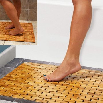 HANKEY Bamboo Bath Mats