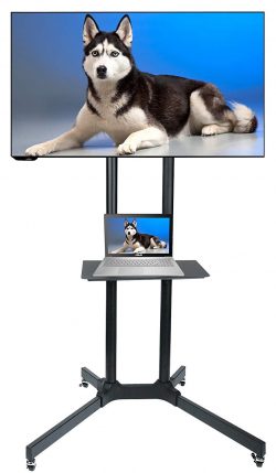 Husky-Mount-rolling-tv-stands