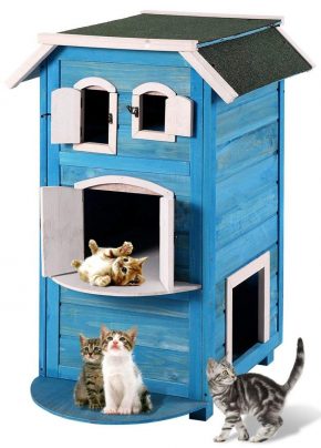 JAXPETY Outdoor Cat Houses