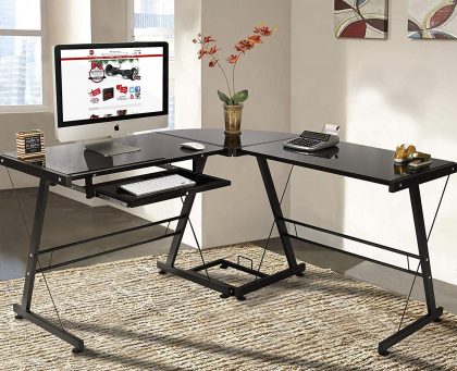 Best Choice Products Glass Computer Desks