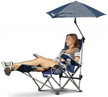 Sport-Brella Camping Chair with Footrests