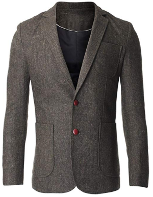 FLATSEVEN Tweed Jackets for Men