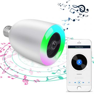 Demetory Bluetooth Light Bulb Speakers