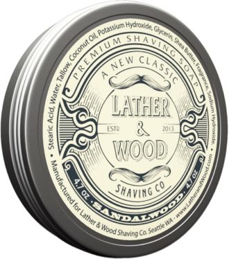 Lather & Wood Shaving Soaps