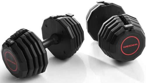 Weider Adjustable Dumbbells