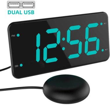 LIELONGREN Vibrating Alarm Clocks